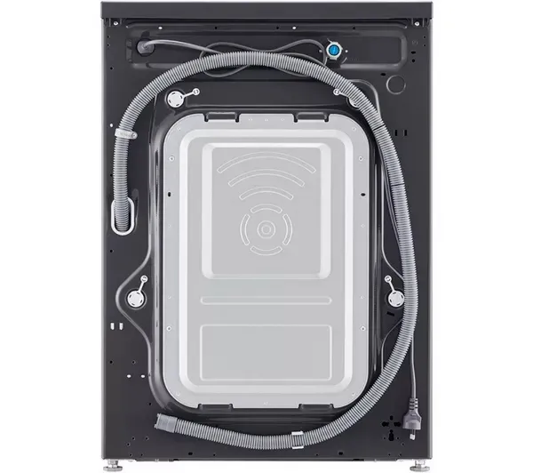 LG F4X1009NMK 9kg 1400 Spin Washing Machine - Slate Grey_reverse view