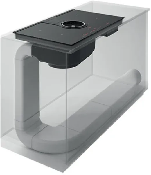 Elica NT-ONE-DO NikolaTesla ONE 83cm Induction Hob with Integrated Extraction - Duct Out_under hob