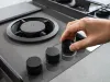 Elica NT-FLAME-BLK-RC NikolaTesla FLAME 80cm Gas Hob in Black - Recirculating_knobs