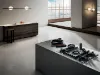 Elica NT-FLAME-GR-RC NikolaTesla FLAME 80cm Gas Hob in Grey - Recirculating_room view