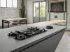 Elica NT-FLAME-BLK-DO NikolaTesla FLAME 80cm Gas Hob in Black - Duct Out_room view