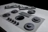 Elica NT-FLAME-GR-DO NikolaTesla FLAME 80cm Gas Hob in Grey - Duct Out_parts