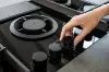 Elica NT-FLAME-GR-DO NikolaTesla FLAME 80cm Gas Hob in Grey - Duct Out_knobs