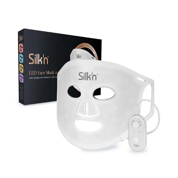 SILK'N FLM100PUK001 LED Face Mask - White_mask and box