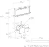 Elica GETUP-CS Get Up 90cm Customisable Cooker Hood_dimensions