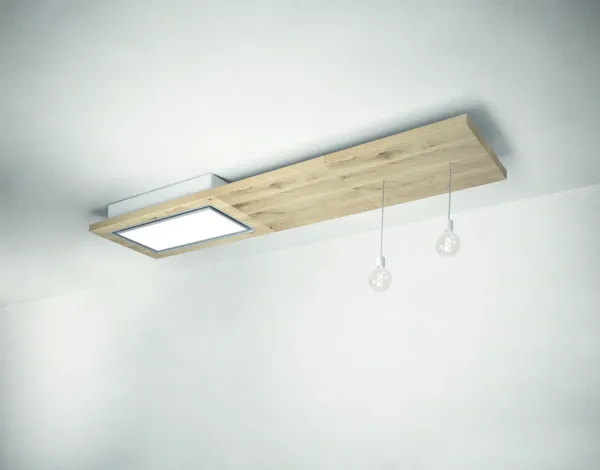 Elica LULL-AT-NAT-RC Lullaby 90cm Cooker Hood in Natural Wood - Recirculating_ceiling hood