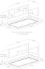 Elica LULL-AT-WW-DO Lullaby 90cm Cooker Hood in White Wood - Duct Out_dimensions
