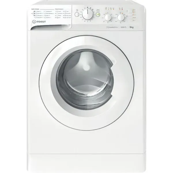 Indesit MTWC91295WUKN 9kg 1200 Spin Washing Machine in White_main