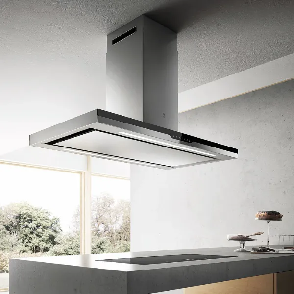 Elica METEORITE-ISLAND Meteorite Island 120cm Cooker Hood in Stainless Steel_main