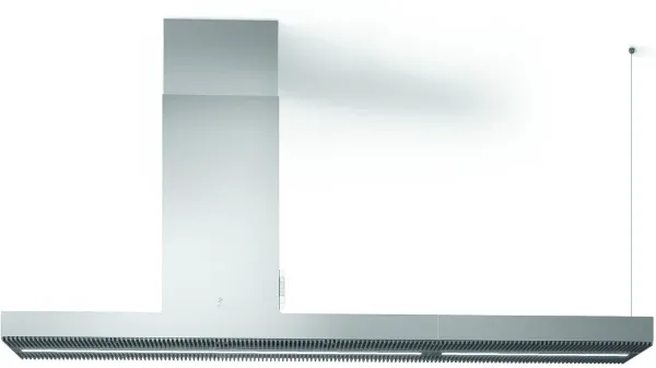 Elica HAIKU-ISL-180-SS Haiku 180cm Island Cooker Hood in Stainless Steel_front view