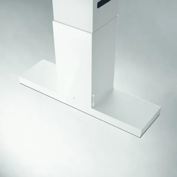 Elica HAIKU-ISL-120-WH Haiku Island 120cm Cooker Hood in White_above