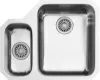 Franke ARX160LSB 1.5 Bowl Undermount Sink in Silk Steel