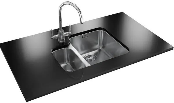 Franke ARX160LSB 1.5 Bowl Undermount Sink in Silk Steel