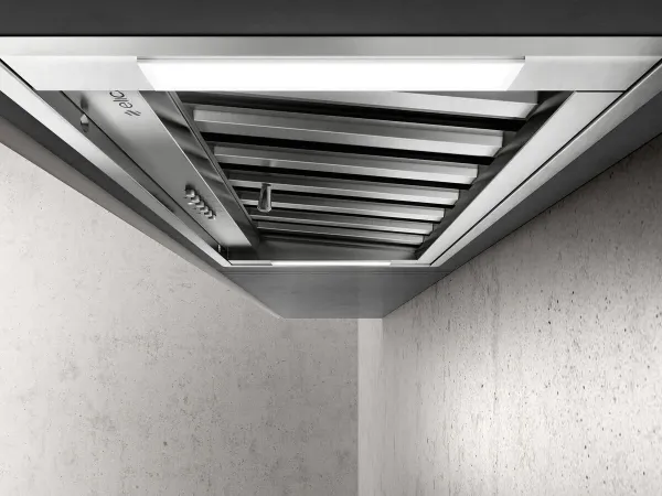 Elica CT-35-120 CT35 PRO 120cm Built-in Cooker Hood in Stainless Steel_light