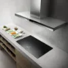 Elica METEORITE-90 Meteorite 90cm Island Cooker Hood in Stainless Steel_over hob