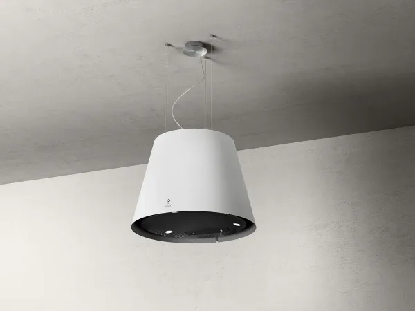 Elica EASY-UX-WH 50cm Wide Ceiling Mounted Hood in White_main