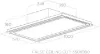 Elica HILIGHT-X-RM-SS HiLight 100cm Integrated Ceiling Cooker Hood in Stainless Steel_dimensions