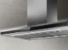 Elica ADELE2-ISL-B-SS ADELE2 90cm Island Cooker Hood in Black Glass/Stainless Steel_main
