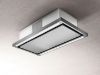 Elica CLOUD-SEVEN-RC Cloud Seven 90cm Cooker Hood in Stainless Steel - Recirculating_angled view