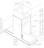 Elica HAIKU-60-WH Haiku 60cm Wall-Mounted Cooker Hood in White_dimensions