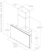 Elica PLAT-WH-80 Plat 80cm Wall-Mounted Cooker Hood in White_dimensions