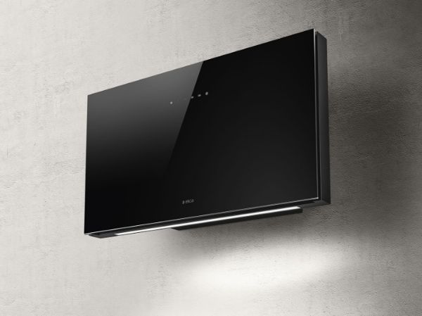 Elica PLAT-BLK-80 Plat 80cm Cooker Hood in Black