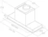 Elica SLEEK2.0-WH-80 Sleek 2.0 80cm Integrated Cooker Hood in White Glass_dimensions