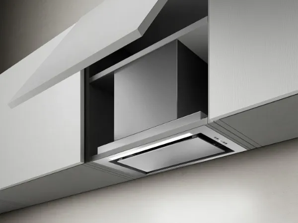 Elica SLEEK2.0-WH-80 Sleek 2.0 80cm Integrated Cooker Hood in White Glass_open