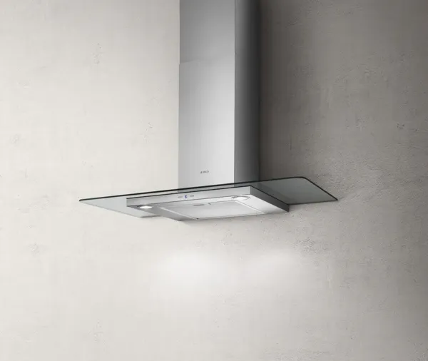 Elica TRIBE-A-90 Tribe A 90cm Flat Cooker Hood in Glass/Stainless Steel_main