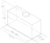 Elica LANE-80-SS-RM Wide Canopy Hood in Stainless Steel for remote motor _dimensions