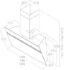 Elica Ascent-WH-80 80cm Vertical Hood In White_dimensions