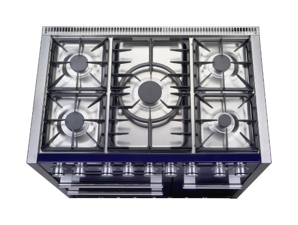 Mercury MCY1000DFLQ 93120 1000 Dual Fuel Range Cooker in Liquorice_hob