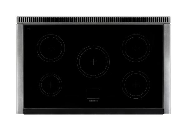 Mercury MCY1000EISD 97290 1000 Induction Range Cooker in  Snowdrop with Chrome Trim_hob