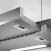 Elica ELITE14-LED-90 90cm Wide Telescopic Hood in Grey and Stainless Steel_close