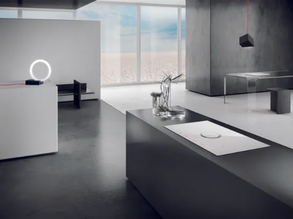 Elica NT-SWITCH-WH-RC NikolaTesla SWITCH 83cm Induction Hob in White - Recirculating_kitchen view