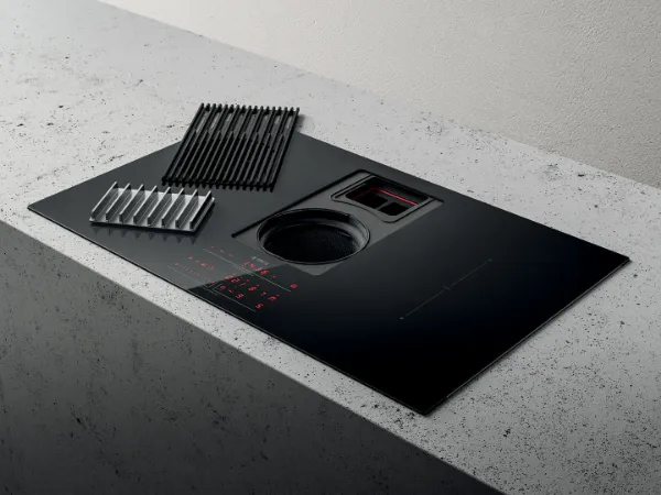 Elica NT-LIBRA-BLK-RC NikolaTesla LIBRA 80cm Induction Hob in Black - Recirculating_off