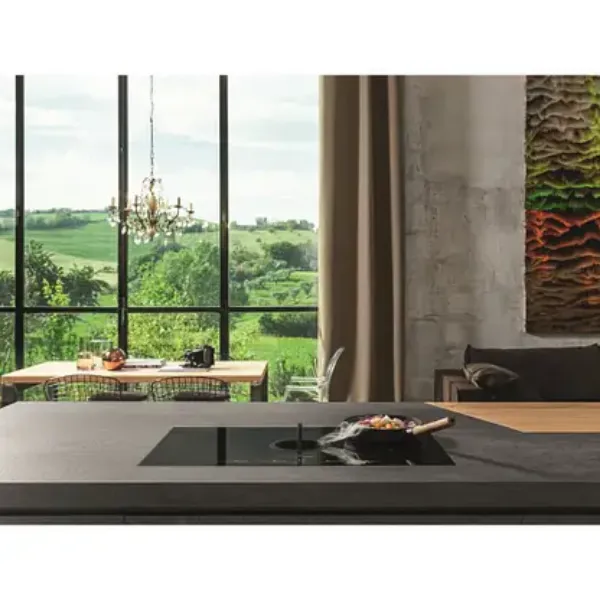 Elica NT-SWH-GLOW-RC NikolaTesla SWITCH GLOW 83cm Induction Hob in Black - Recirculating_room view