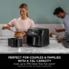 Ninja AF200UK Foodi 4-in-1 Dual Zone 7.6L Air Fryer - Black_7.6l capacity