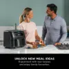 Ninja AF200UK Foodi 4-in-1 Dual Zone 7.6L Air Fryer - Black_new meal