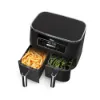 Ninja AF200UK Foodi 4-in-1 Dual Zone 7.6L Air Fryer - Black_open drawers
