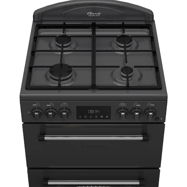 Leisure CLB60FCA 60cm Dual Fuel Cooker With Double Oven in Graphite_hob