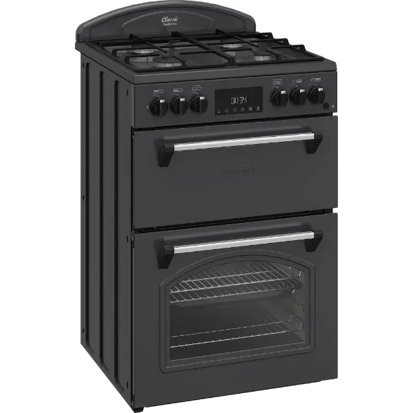 Leisure CLB60FCA 60cm Dual Fuel Cooker With Double Oven in Graphite_angled