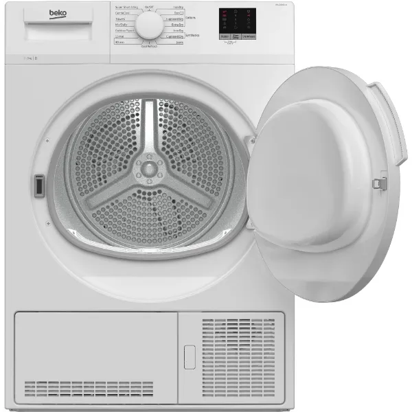 Beko DTLCE80051W 8kg Condenser Tumble Dryer - White_interior