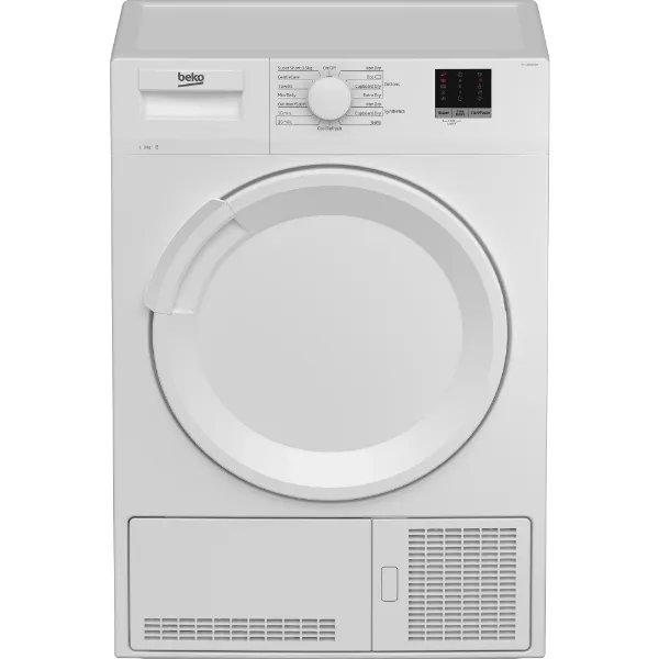 Beko DTLCE80051W 8kg Condenser Tumble Dryer - White_main