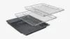 Bosch HQA534BB3B 60cm Built-in Oven in Black with Steam Function_shelves