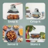 Ninja FN101UKSG CRISPi 4-in-1 Portable Air Fryer - Sage_uses