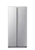 Fridgemaster MS83430ES 83.2cm 50/50  American Fridge Freezer - Silver_front