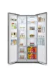 Fridgemaster MS83430ES 83.2cm 50/50  American Fridge Freezer - Silver_interior