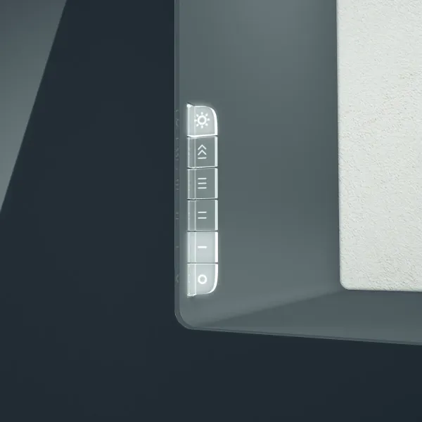 Elica HAIKU-120-BLK 120cm Wide Chimney Hood in Black_controls