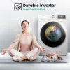 Hisense WDQA8014EVJM 8kg/5kg 1400 Spin  Washer Dryer - White_durable inverter